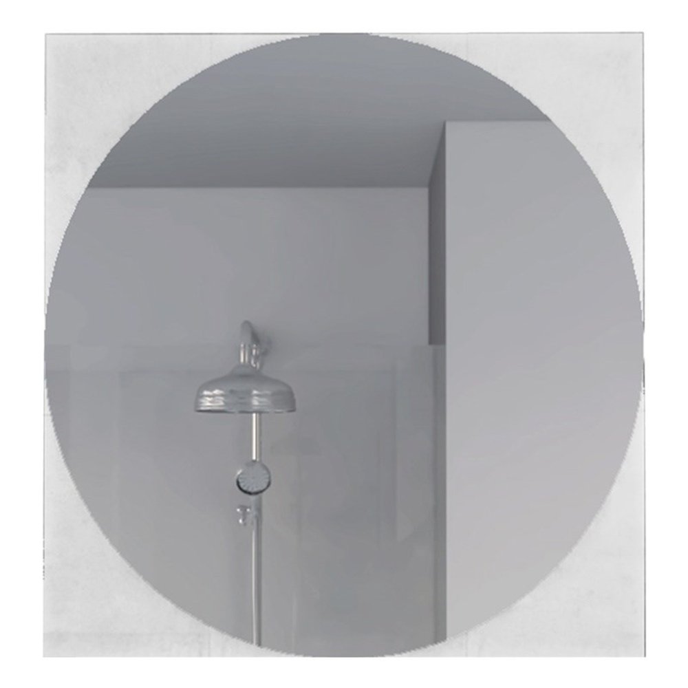 24" Clear Square Framed Bathroom Over Vanity Mirror HomeRoots