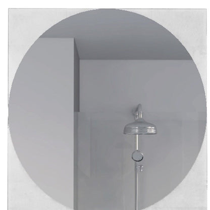 24" Clear Square Framed Bathroom Over Vanity Mirror HomeRoots