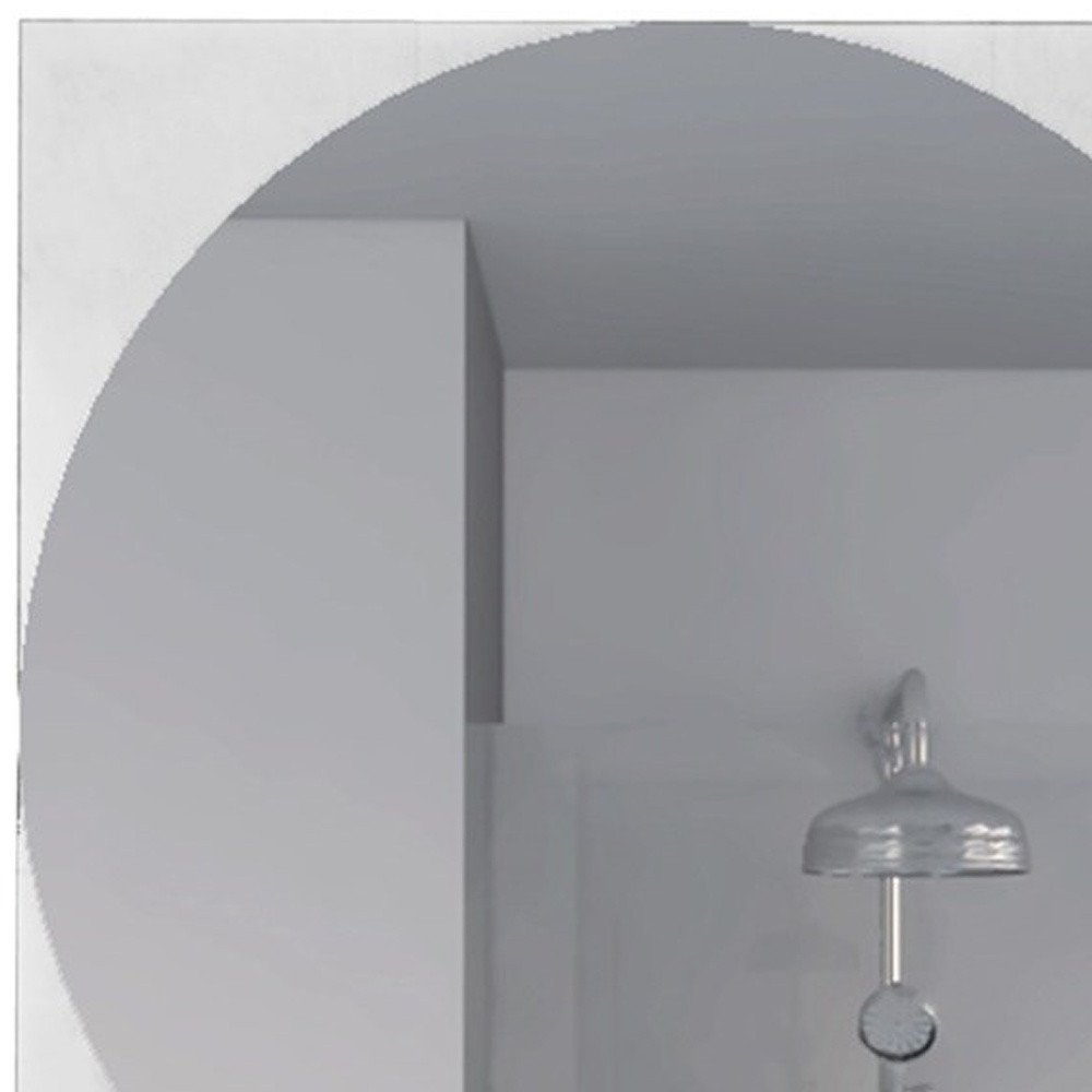 24" Clear Square Framed Bathroom Over Vanity Mirror HomeRoots