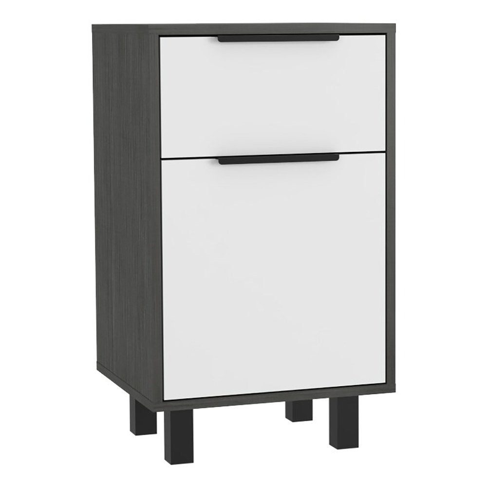 28" Wood One Drawer Nightstand HomeRoots