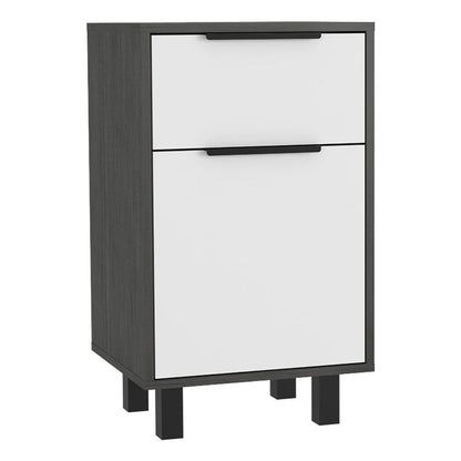 28" Wood One Drawer Nightstand HomeRoots