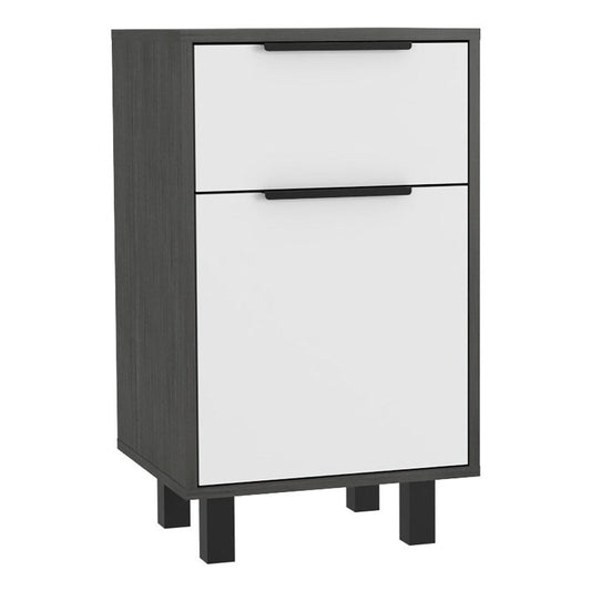 28" Wood One Drawer Nightstand HomeRoots