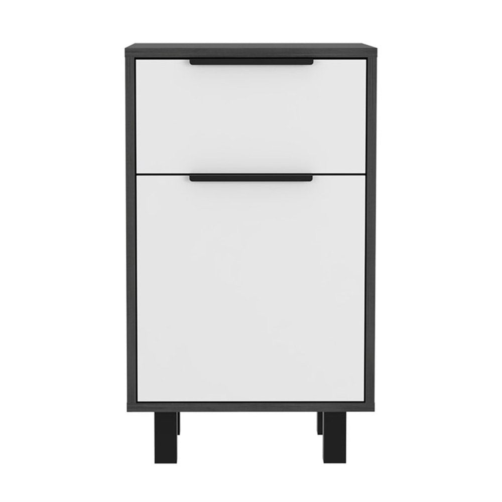 28" Wood One Drawer Nightstand HomeRoots