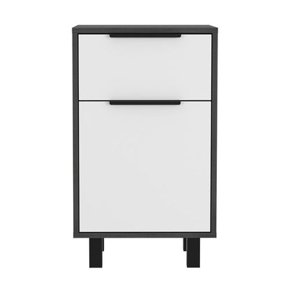 28" Wood One Drawer Nightstand HomeRoots