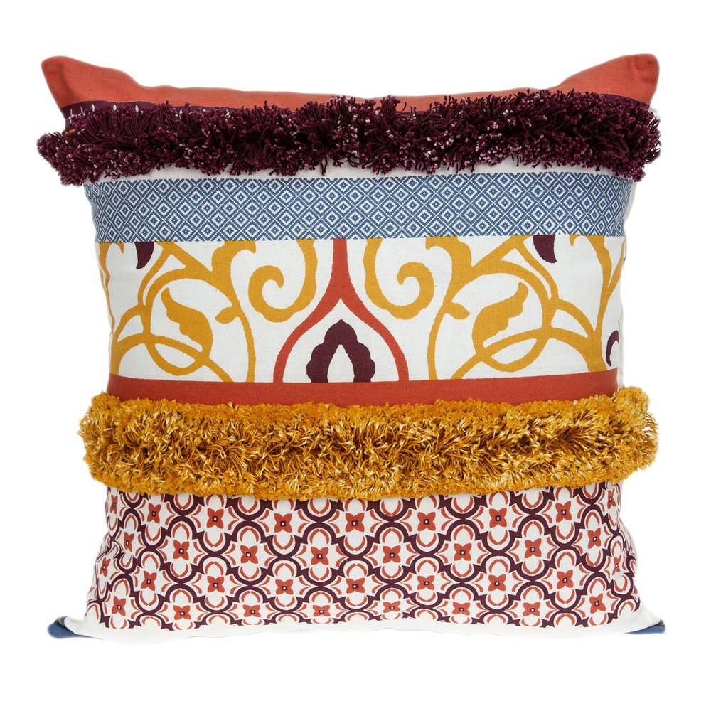 20" Quatrefoil Cotton Throw Pillow — view 1