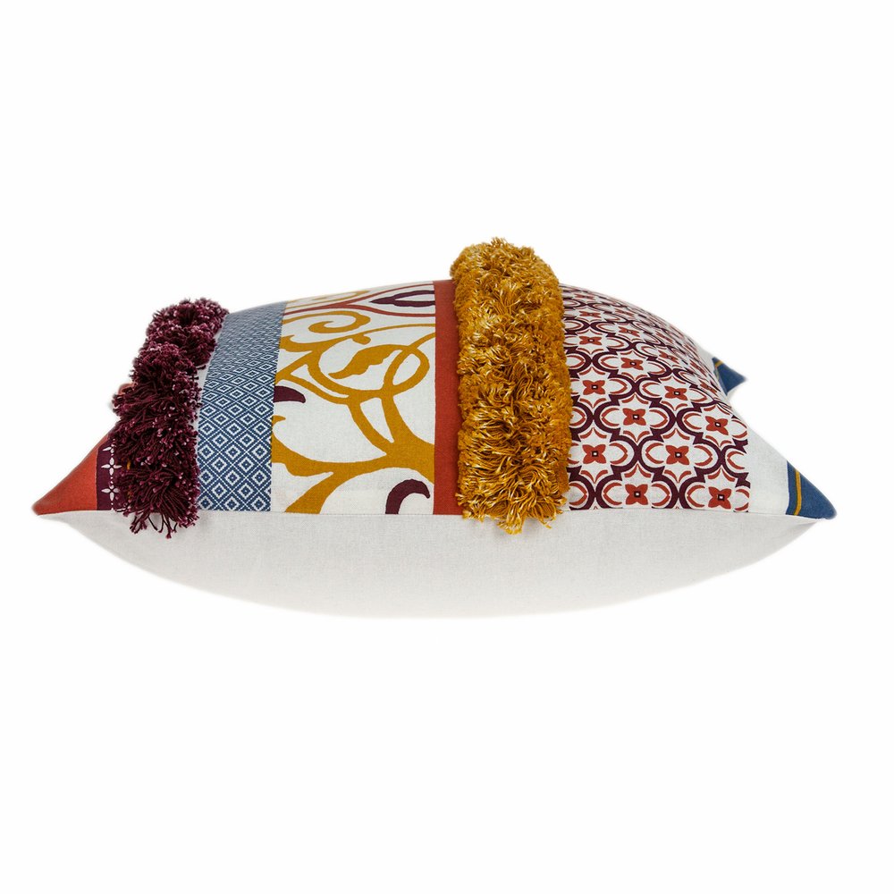 20" Quatrefoil Cotton Throw Pillow — view 3