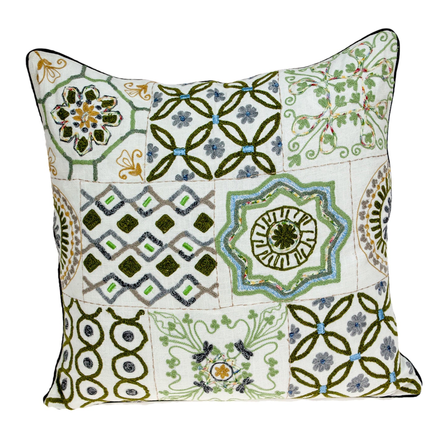 22" Off White Cotton Throw Pillow FurniFindUSA