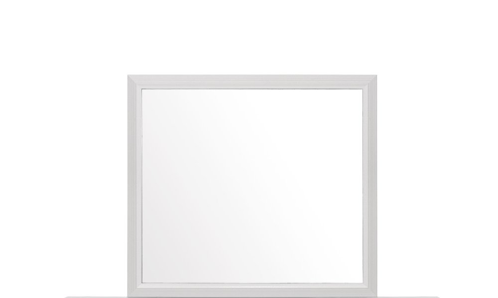 35" White Framed Dresser Mirror HomeRoots