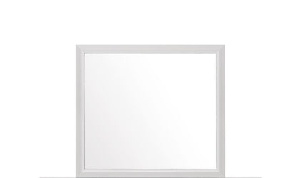 35" White Framed Dresser Mirror HomeRoots