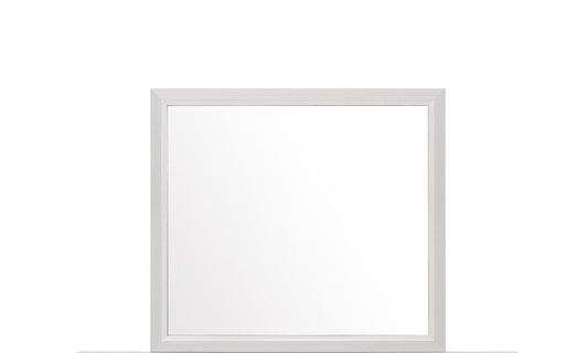 35" White Framed Dresser Mirror HomeRoots