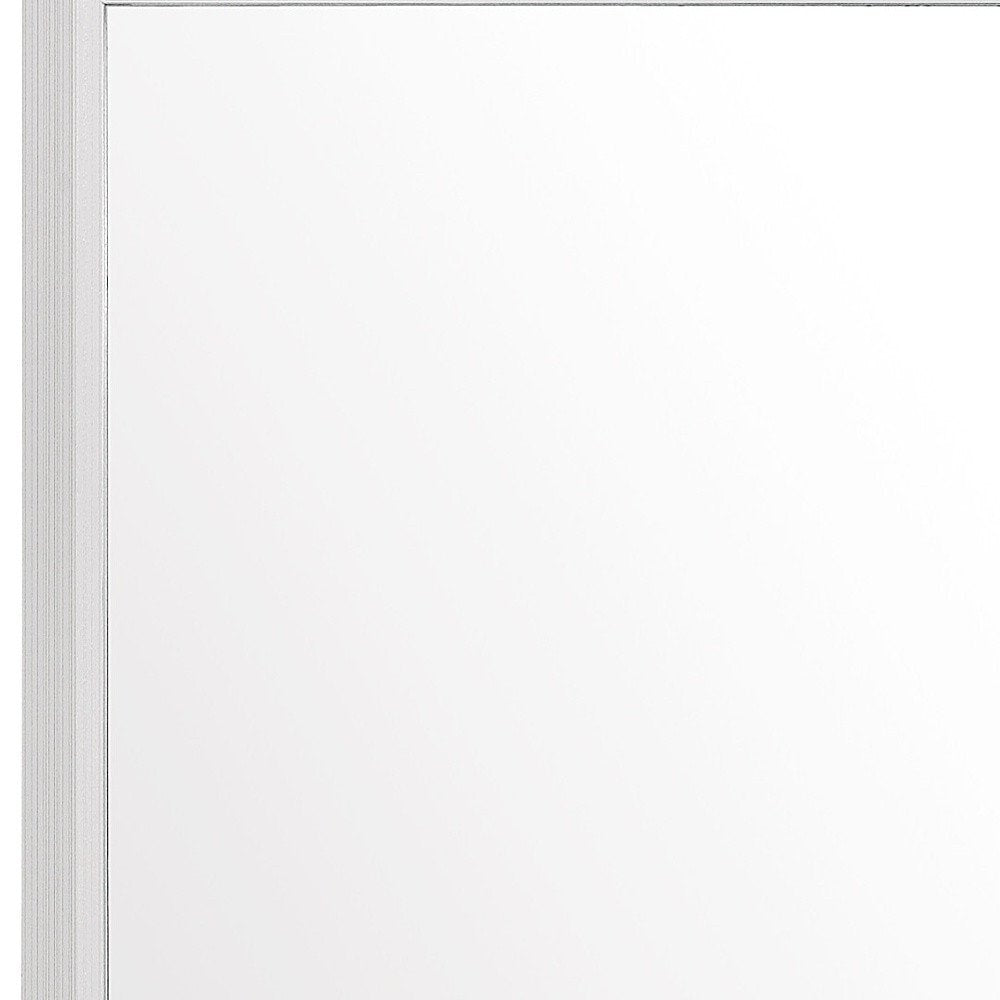 35" White Framed Dresser Mirror HomeRoots