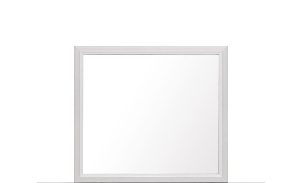 35" White Framed Dresser Mirror HomeRoots