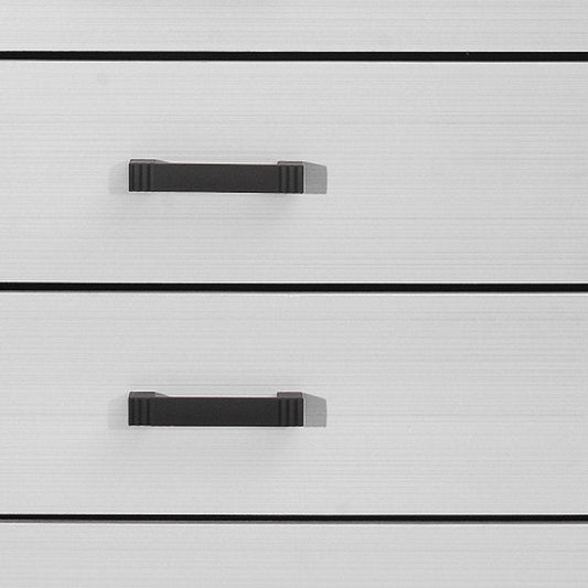 58" White Solid Wood Six Drawer Double Dresser HomeRoots