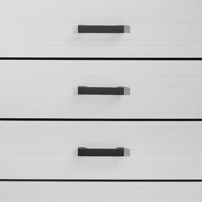 31" White Wood Five Drawer Standard Chest HomeRoots