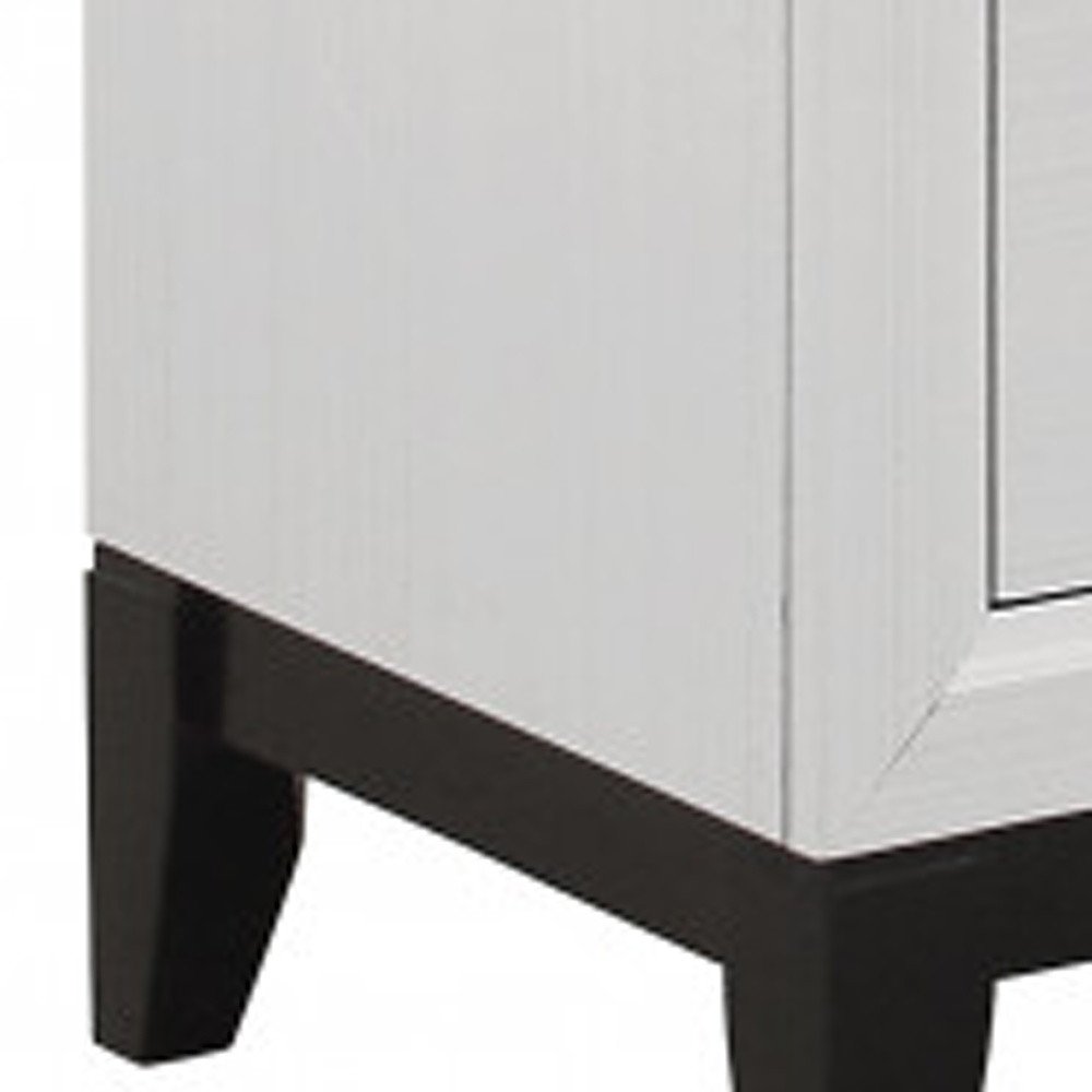 31" White Wood Five Drawer Standard Chest HomeRoots