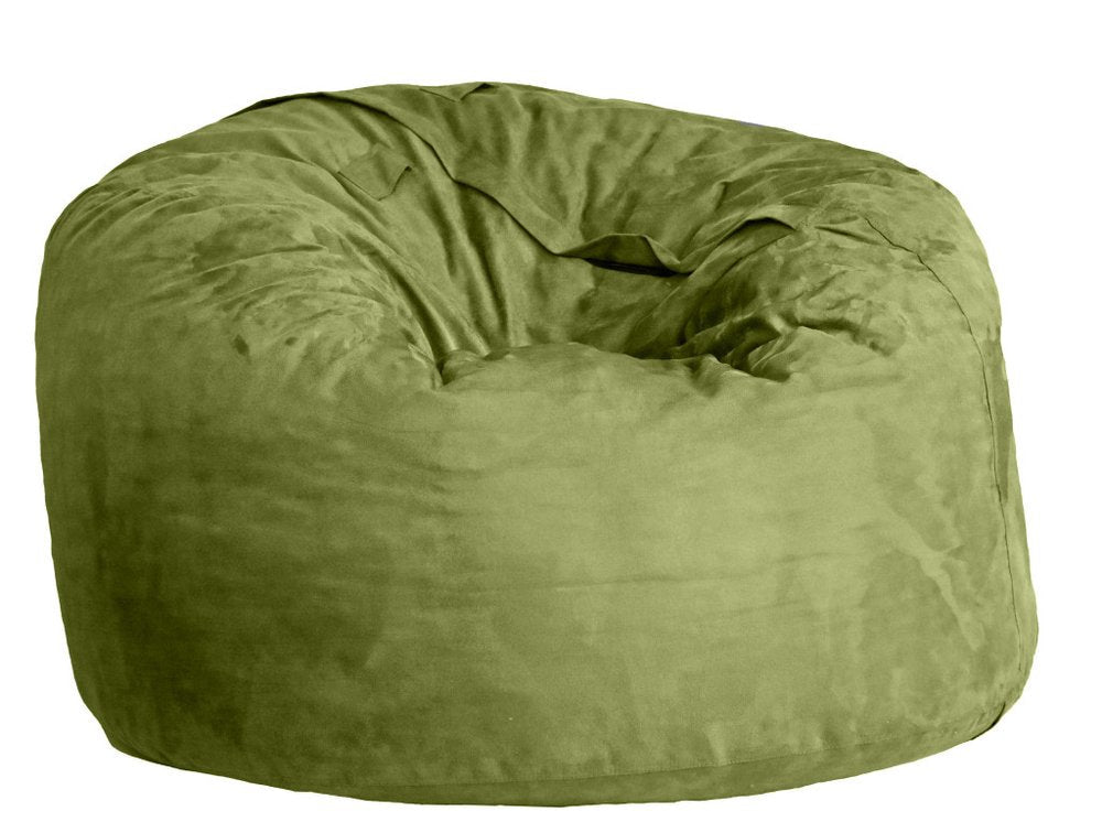 47" Orange Microsuede Classic Bean Bag — view 8