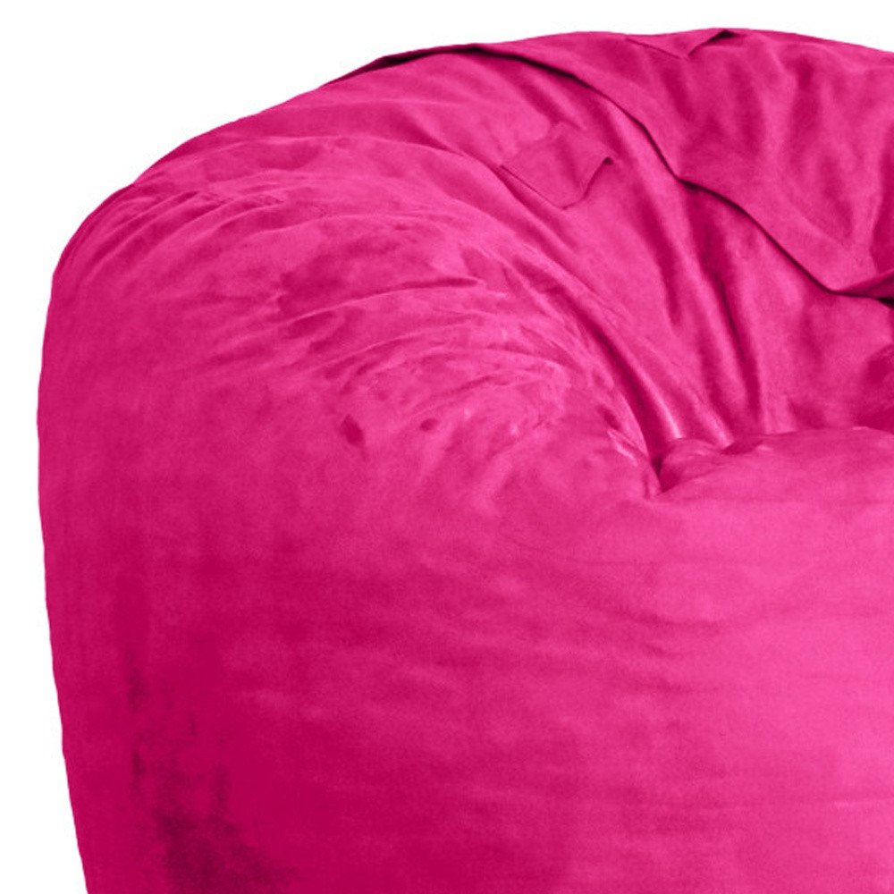 47" Orange Microsuede Classic Bean Bag — view 17
