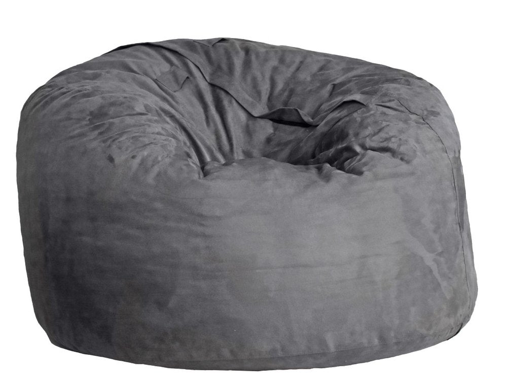 47" Orange Microsuede Classic Bean Bag — view 22