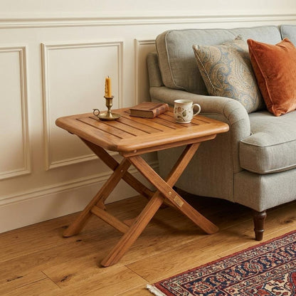 18" Brown Solid Wood Rectangular End Table HomeRoots