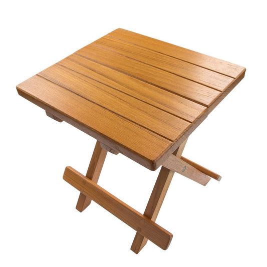 12" Brown Solid Wood Square End Table HomeRoots