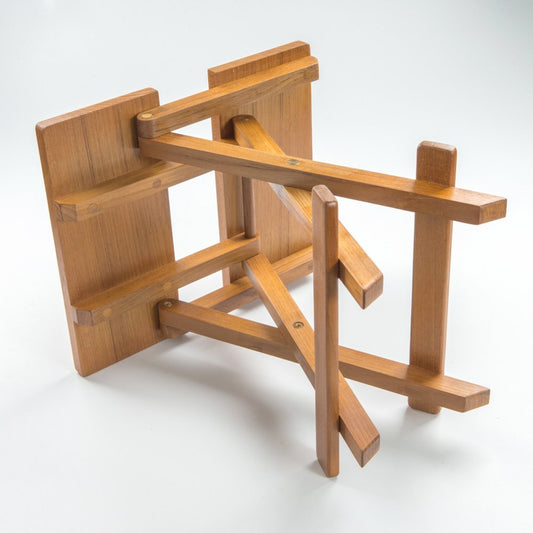 12" Brown Solid Wood Square End Table HomeRoots