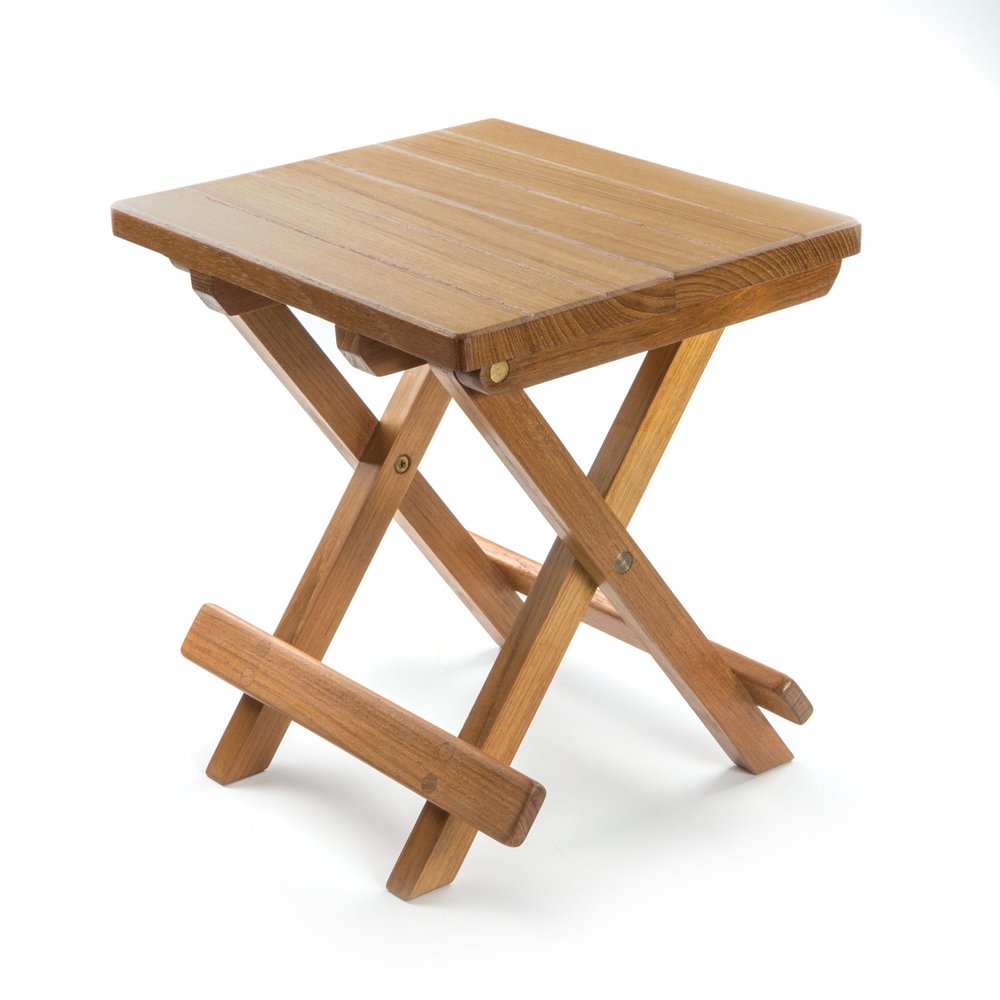 12" Brown Solid Wood Square End Table HomeRoots
