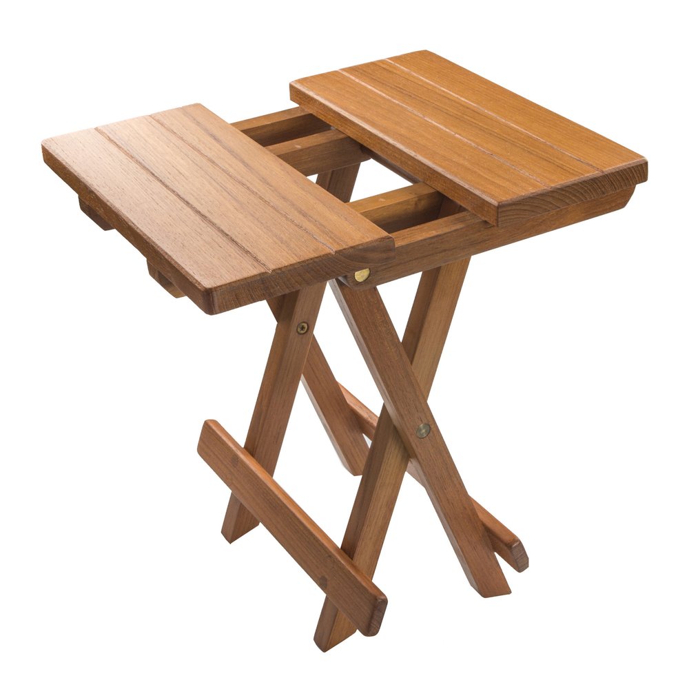 12" Brown Solid Wood Square End Table HomeRoots
