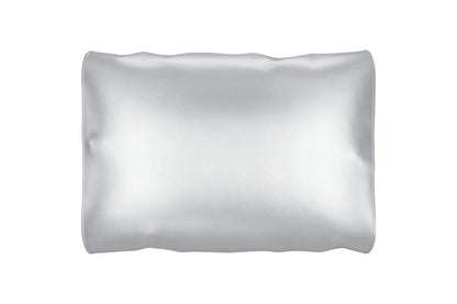 Silver Silk Open Ended Pillowcase HomeRoots