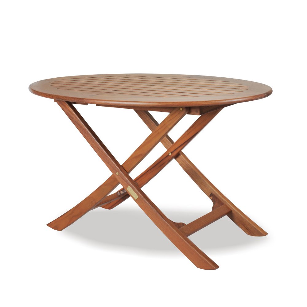 40" Brown Oval Solid Wood Folding Outdoor Side Table HomeRoots