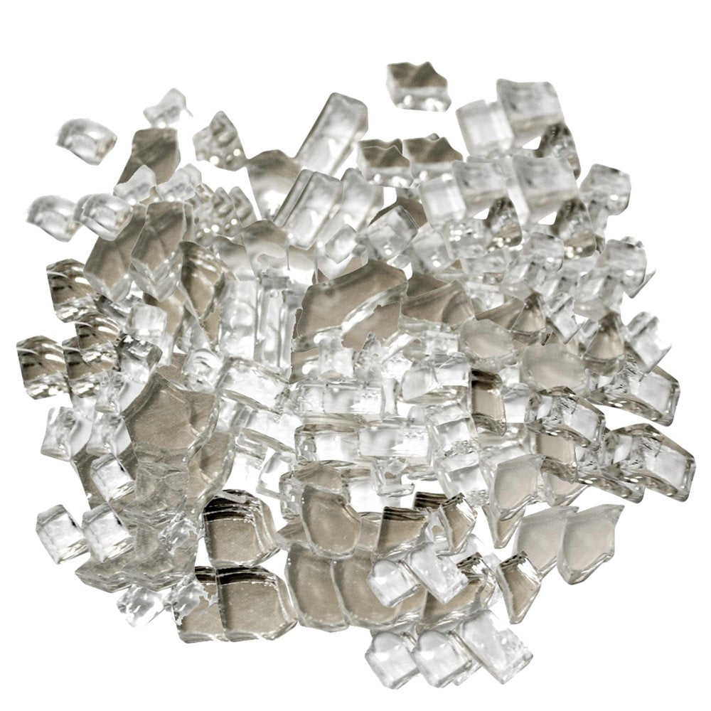 Clear Round Reflective Fire Pit Glass HomeRoots