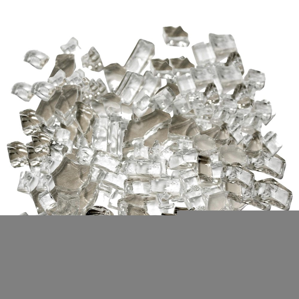 Clear Round Reflective Fire Pit Glass HomeRoots