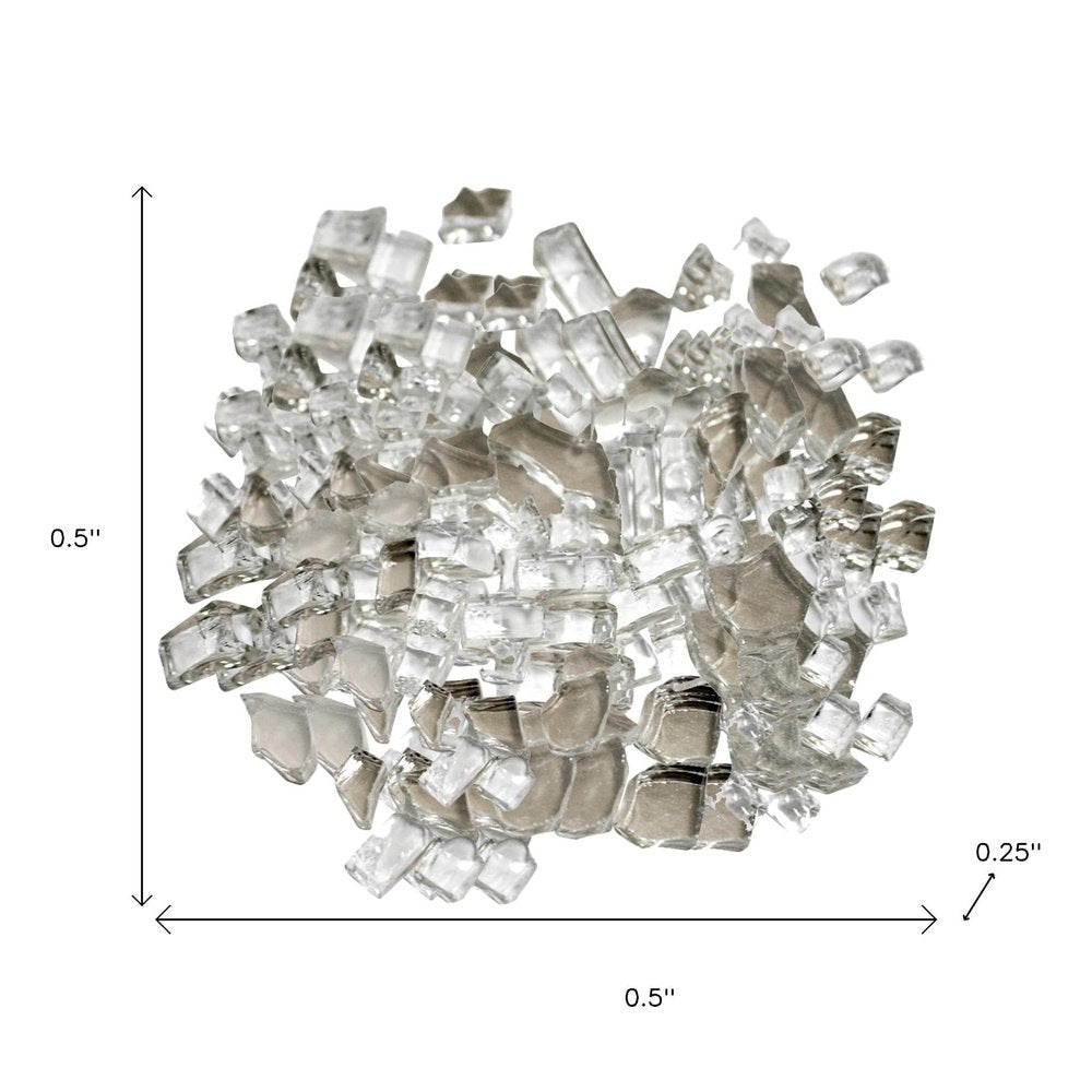 Clear Round Reflective Fire Pit Glass HomeRoots