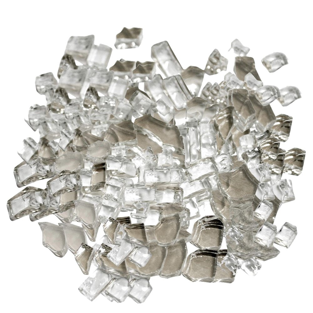 Clear Round Reflective Fire Pit Glass HomeRoots