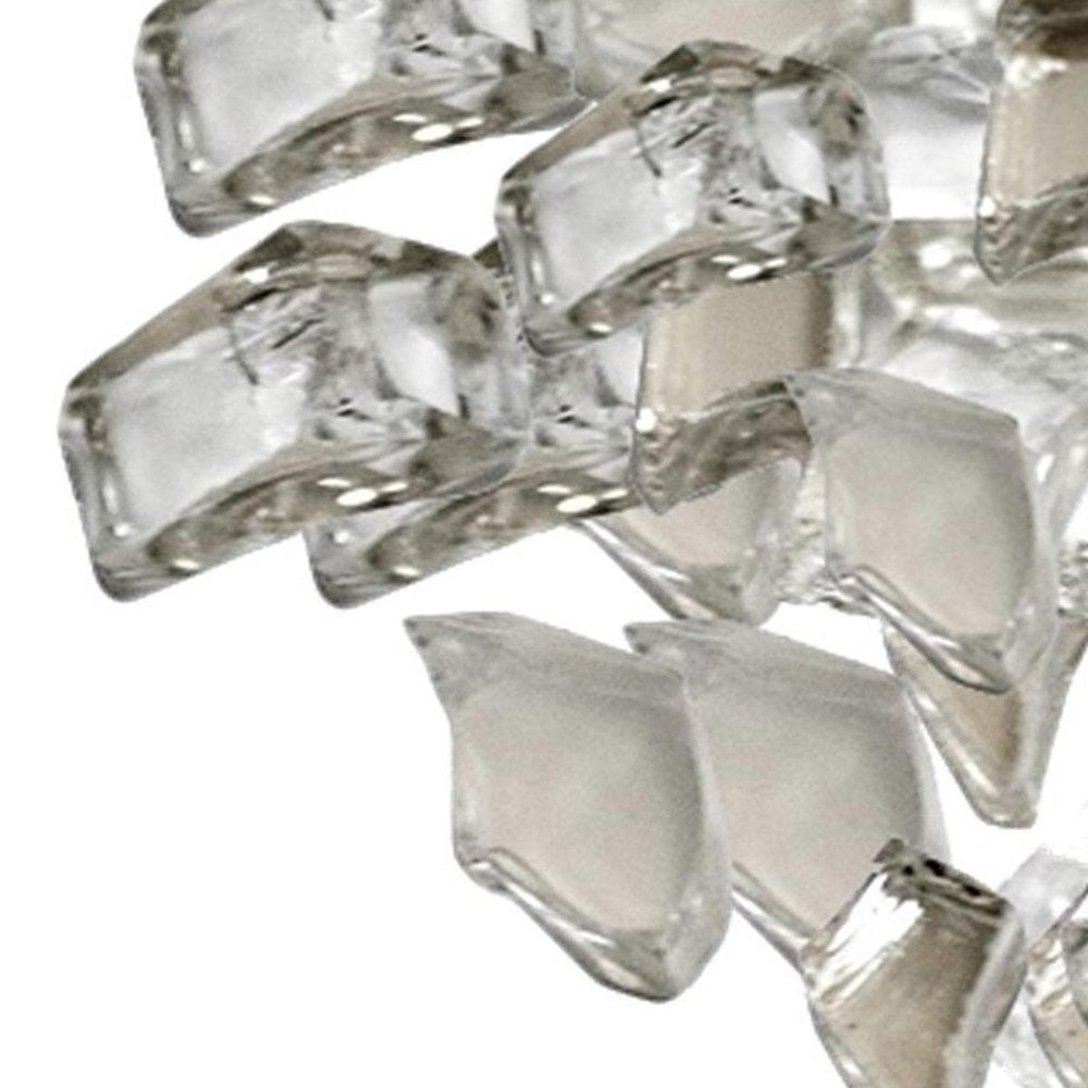 Clear Round Reflective Fire Pit Glass HomeRoots