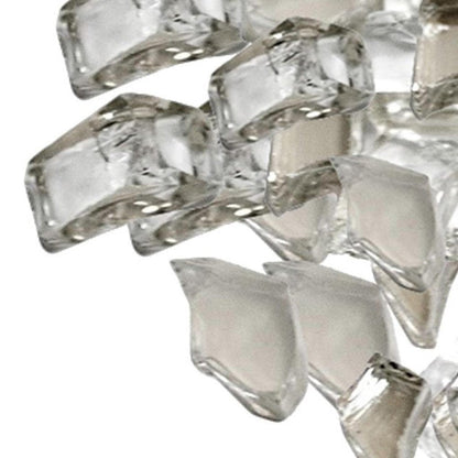 Clear Round Reflective Fire Pit Glass HomeRoots