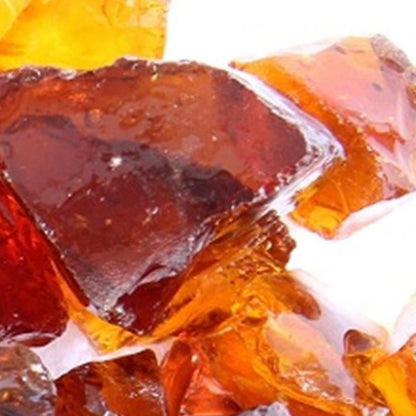 Amber Round Reflective Fire Pit Glass HomeRoots