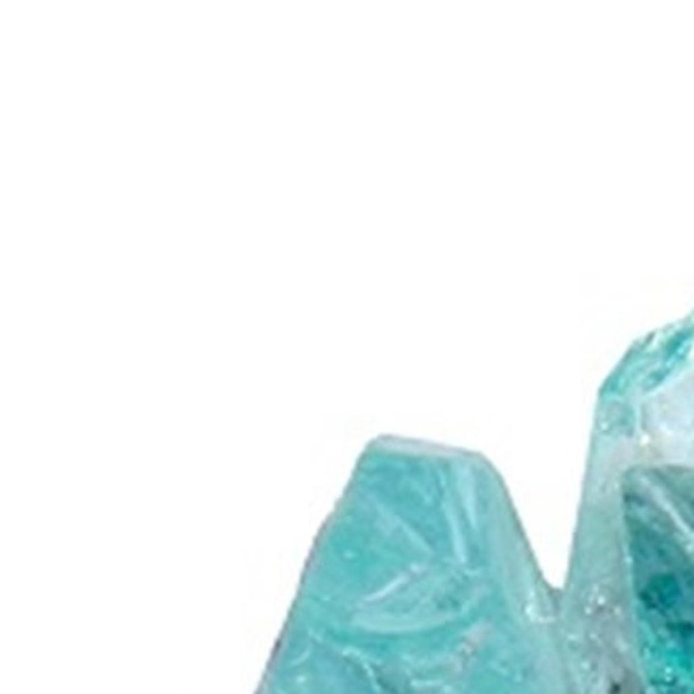 Aqua Round Reflective Fire Pit Glass HomeRoots