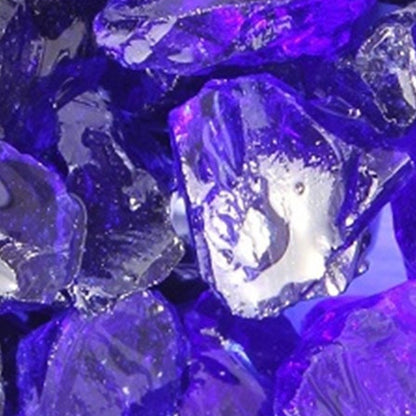 Cobalt Round Reflective Fire Pit Glass HomeRoots