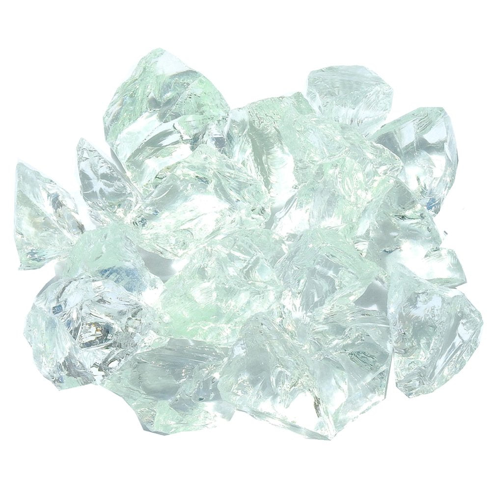 Clear Round Reflective Fire Pit Glass HomeRoots