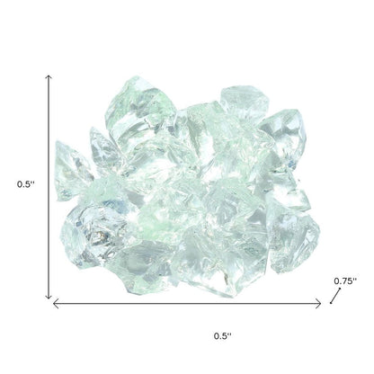 Clear Round Reflective Fire Pit Glass HomeRoots