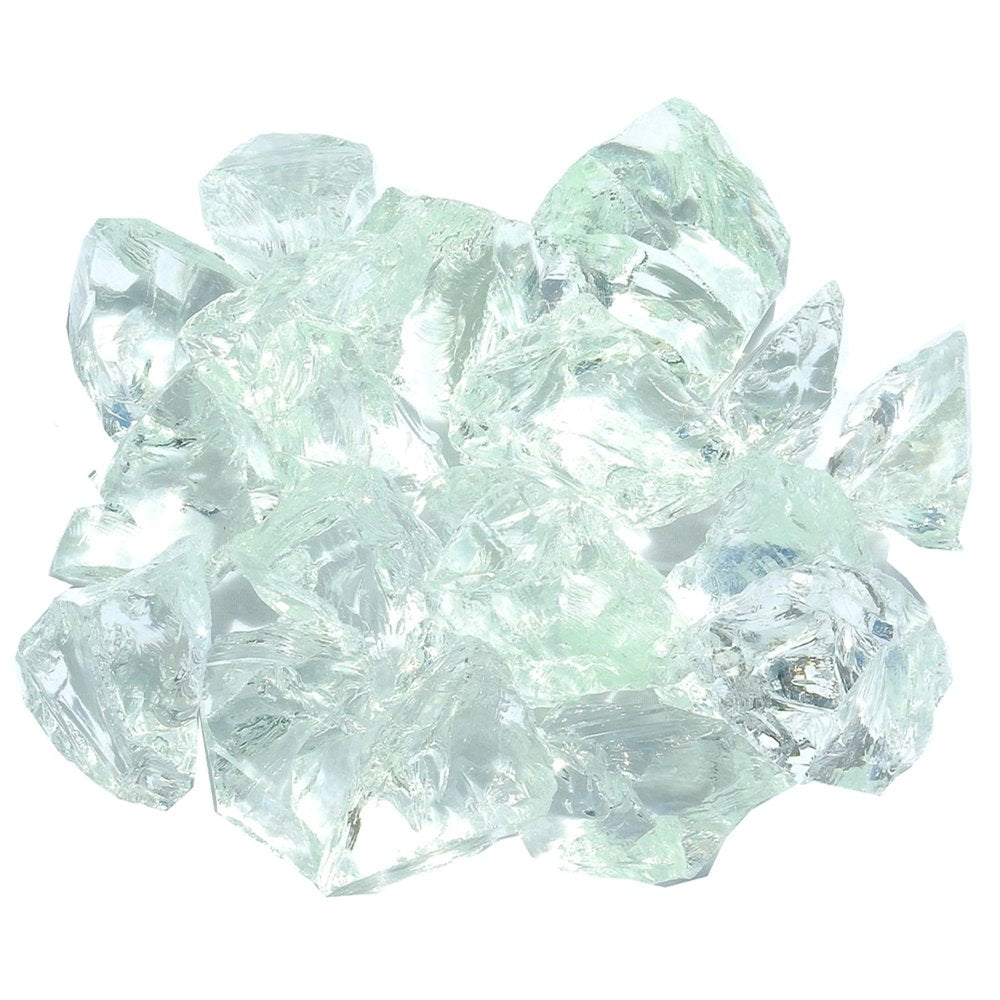 Clear Round Reflective Fire Pit Glass HomeRoots
