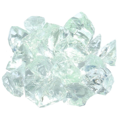 Clear Round Reflective Fire Pit Glass HomeRoots