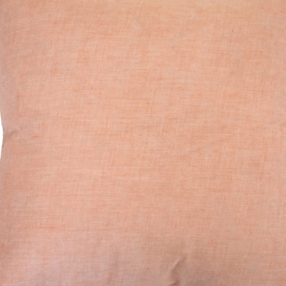 17" X 17" Coral And White Damask Zippered Polyester Throw Pillow With Tassels FurniFindUSA