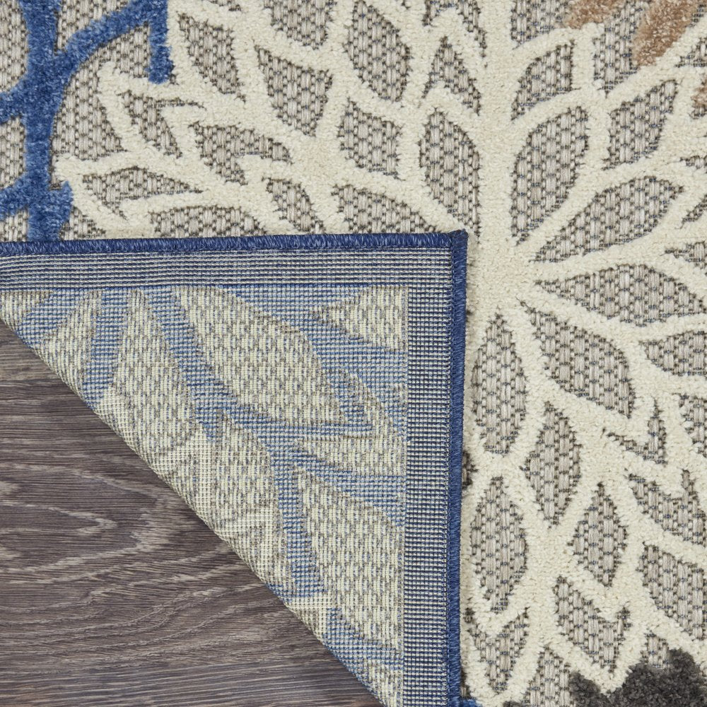 10' X 13' Blue Indoor Outdoor Area Rug HomeRoots
