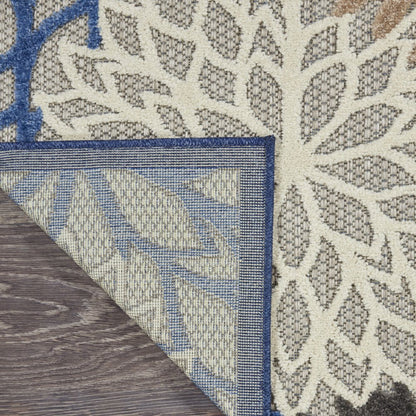 10' X 13' Blue Indoor Outdoor Area Rug HomeRoots