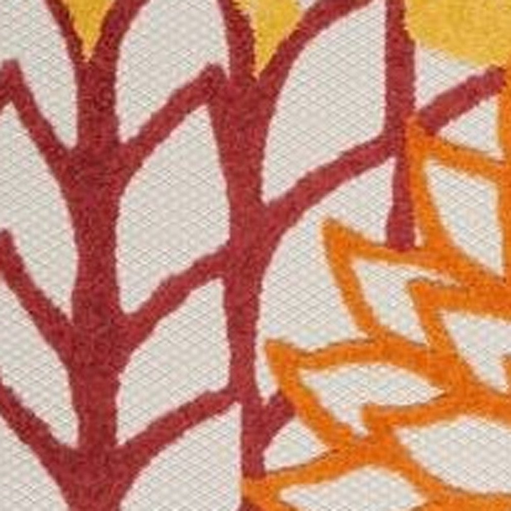 9' X 12' Green And Ivory Indoor Outdoor Area Rug HomeRoots