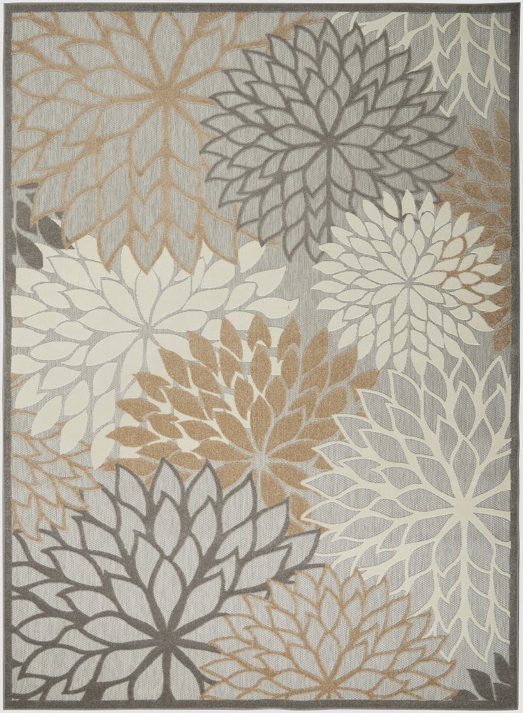 9' X 12' Gray And Ivory Indoor Outdoor Area Rug — view 7