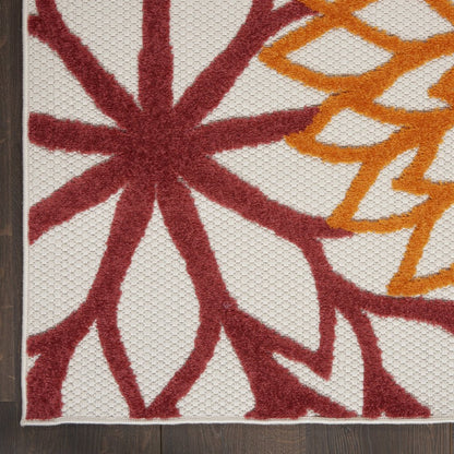 12' Red Indoor Outdoor Runner Rug HomeRoots