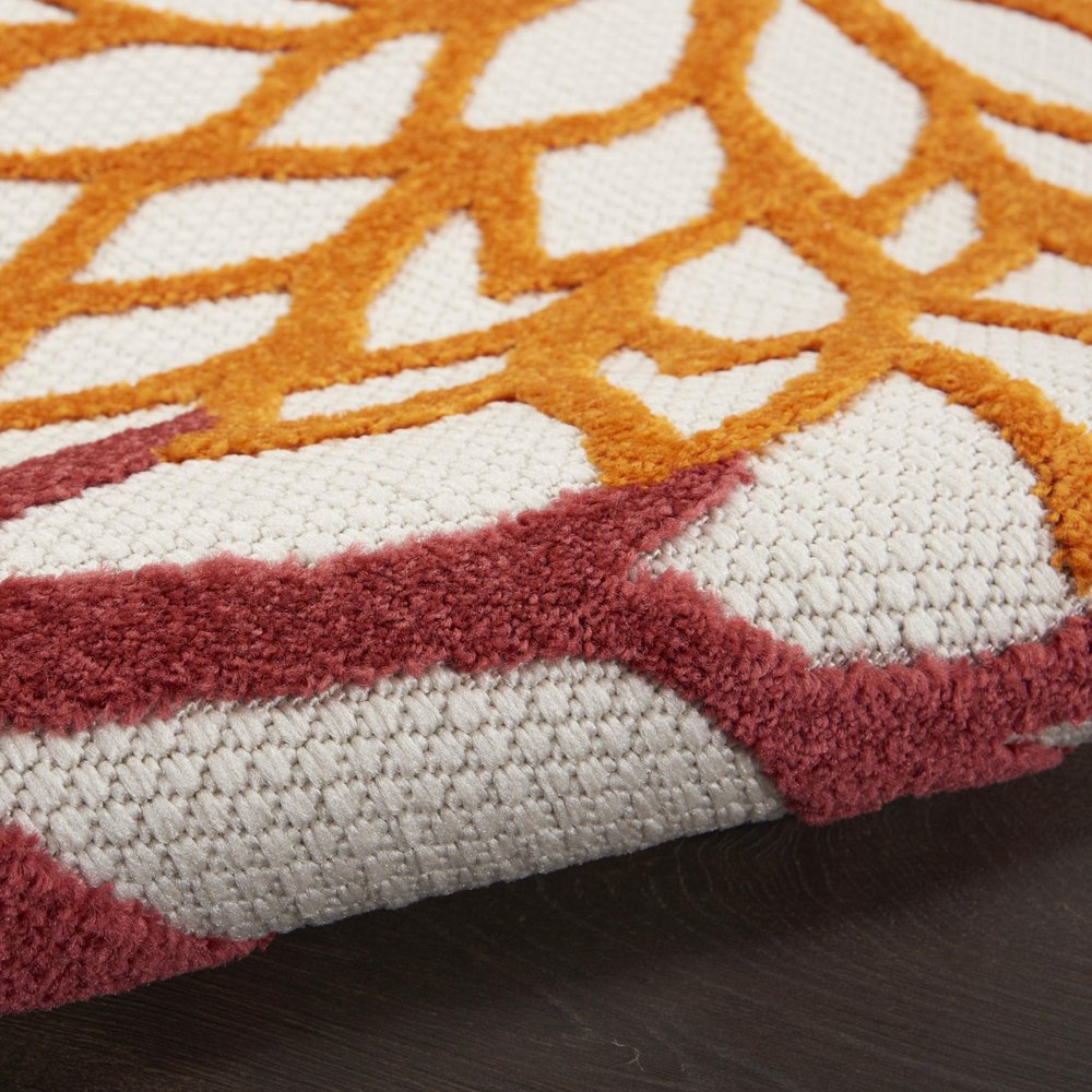 12' Red Indoor Outdoor Runner Rug HomeRoots