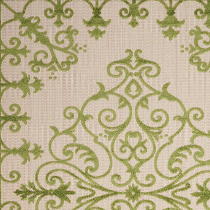 10' X 13' Green Indoor Outdoor Area Rug HomeRoots